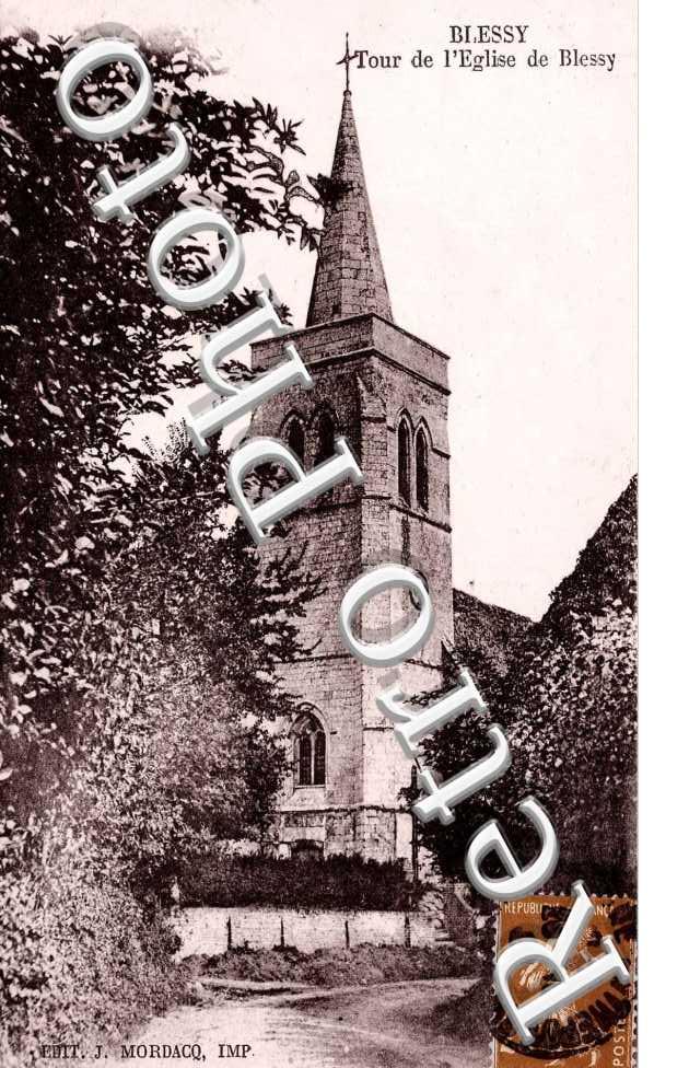 tour de l'eglise de Blessy
