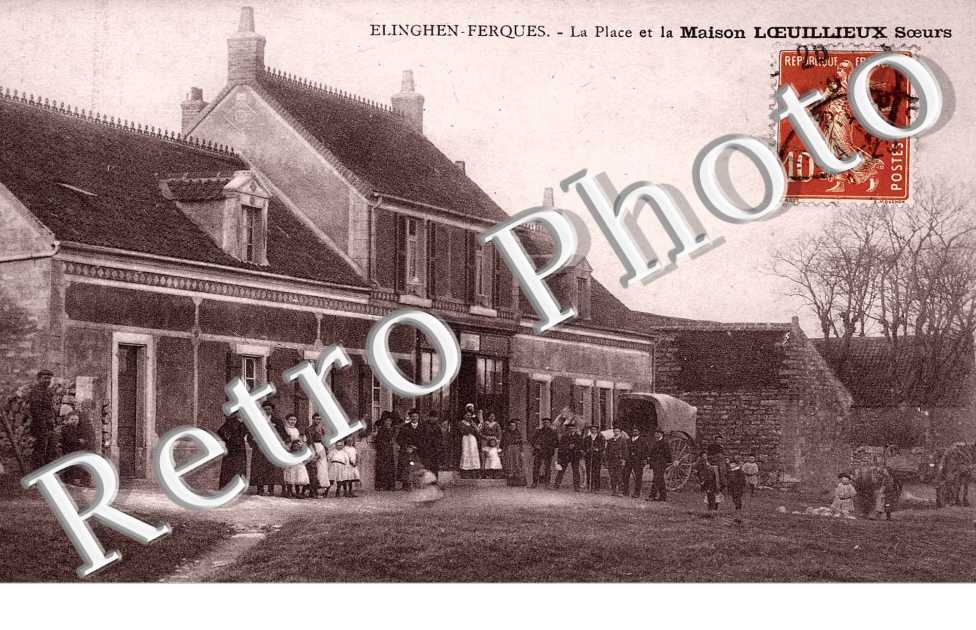 la place et la maison Loeuillieux soeurs