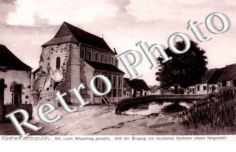 l'eglise en 1915