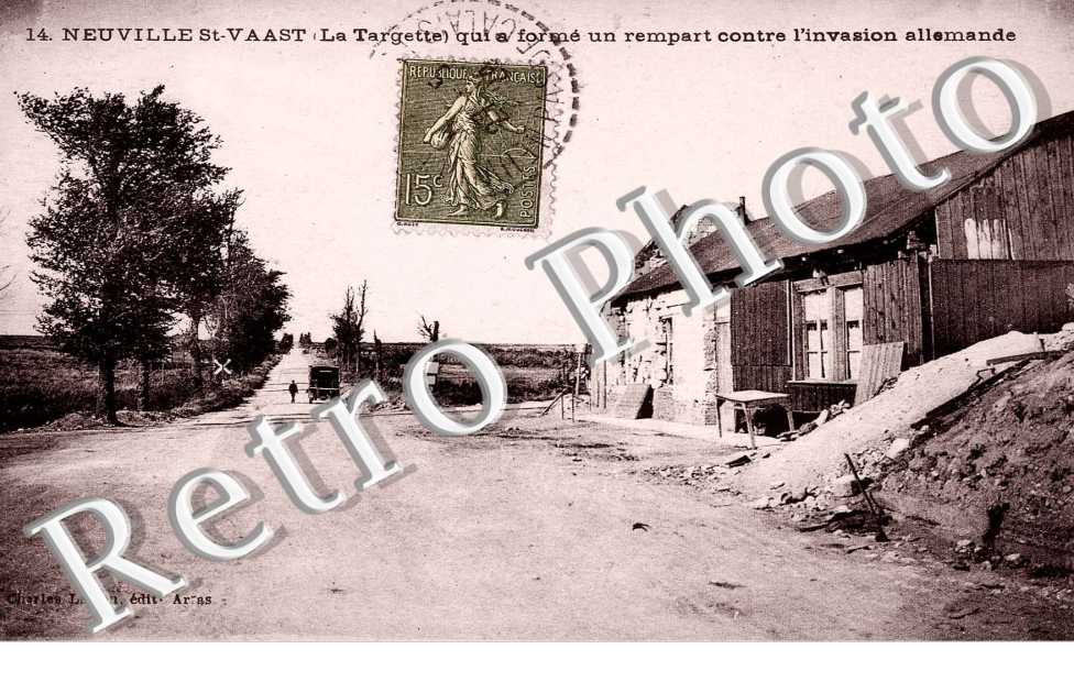 La Targette qui a forme un rempart contre l'invasion allemande