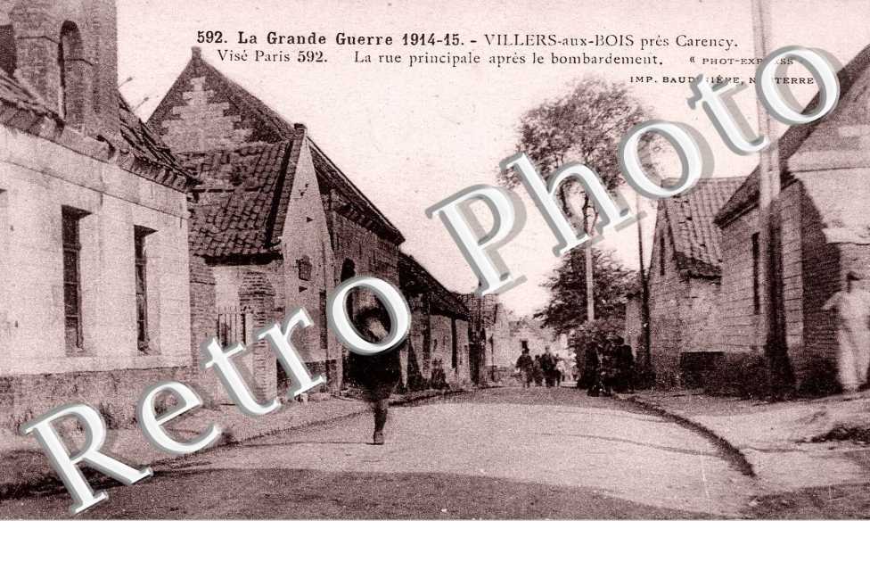 Guerre 1914-1915 la rue principale