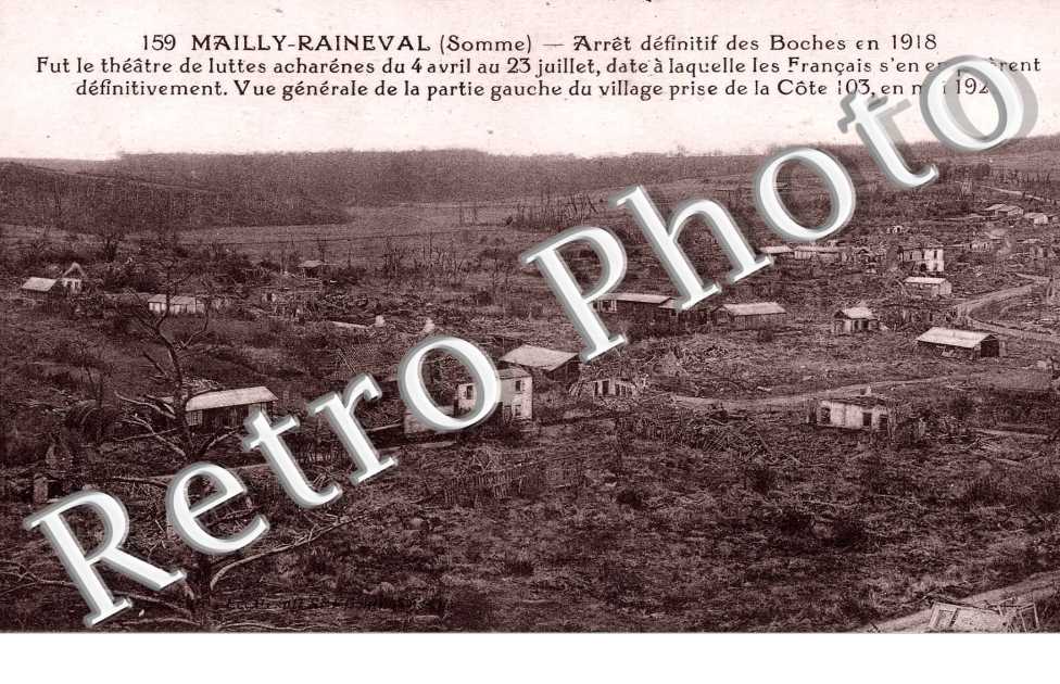 Vue Générale -Arrêt définitif des Boches en 1918 