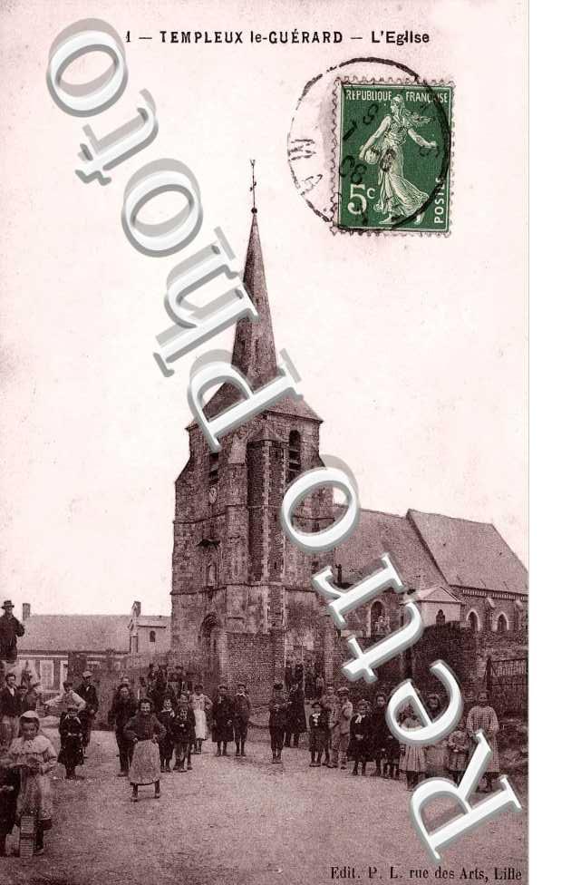 l'église en 1908