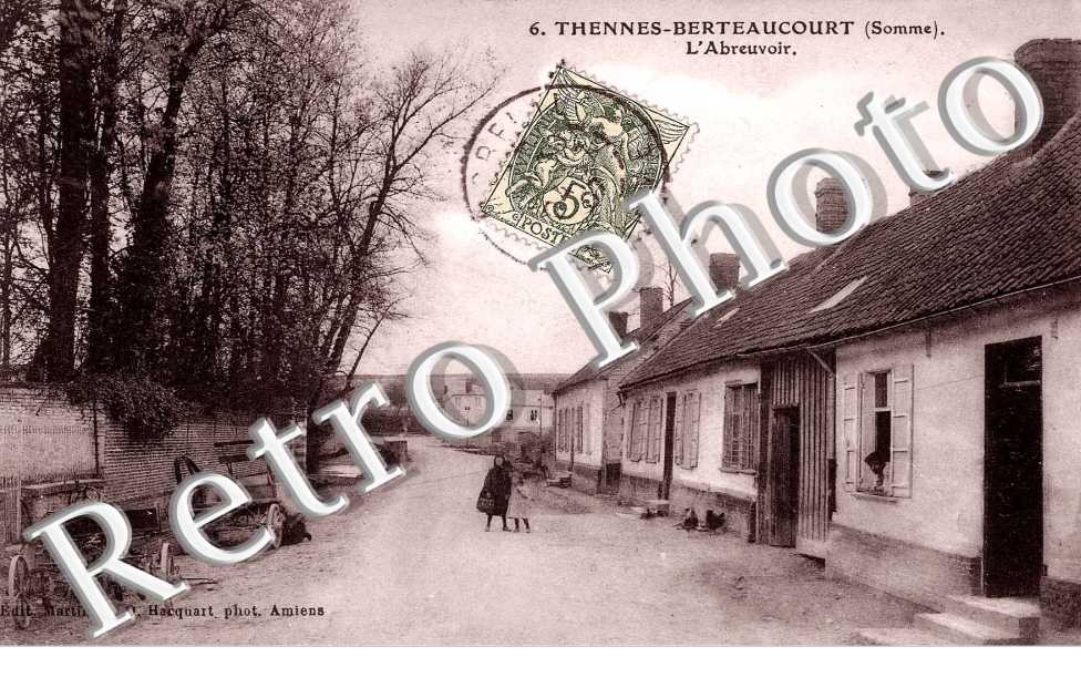 Thennes-Berteaucourt. L'abreuvoir
