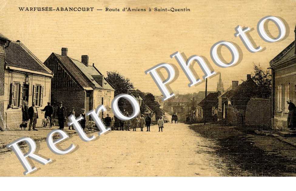 Route d'Amiens a Saint Quentin