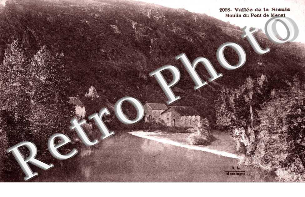 VALLEE DE LA SIOULE MOULIN DU PONT DE MENAT