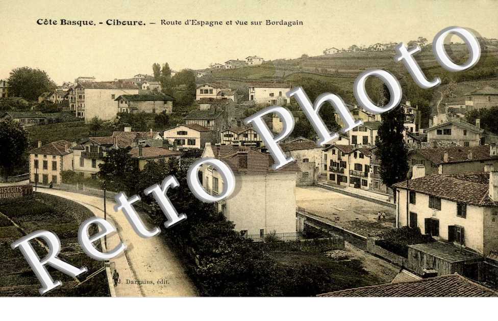 route d'espagne et vue sur le Bordagain