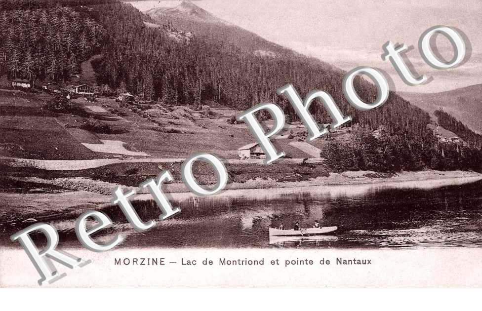 Lac de Montriond  et pointe de Nantaux