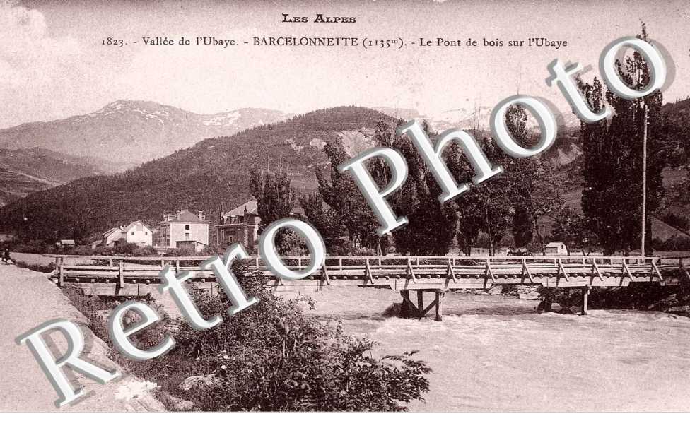 le Pont de Bois sur l'Ubaye