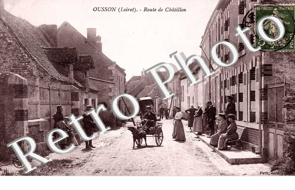 Route de Chatillon - attelage de chien