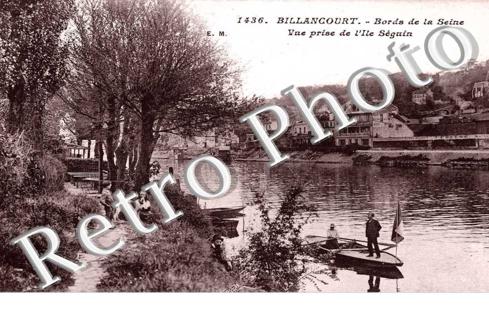 BORDS DE LA SEINE VUE PRISE DE L'ILE SEGUIN