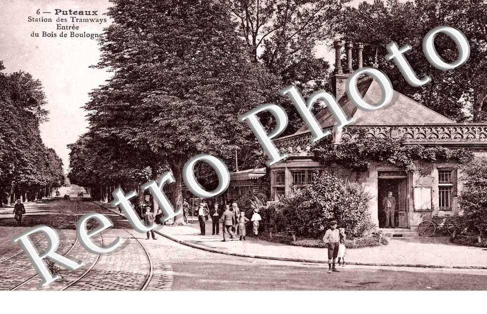 Station des Tramways - Entrée du Bois de Boulogne