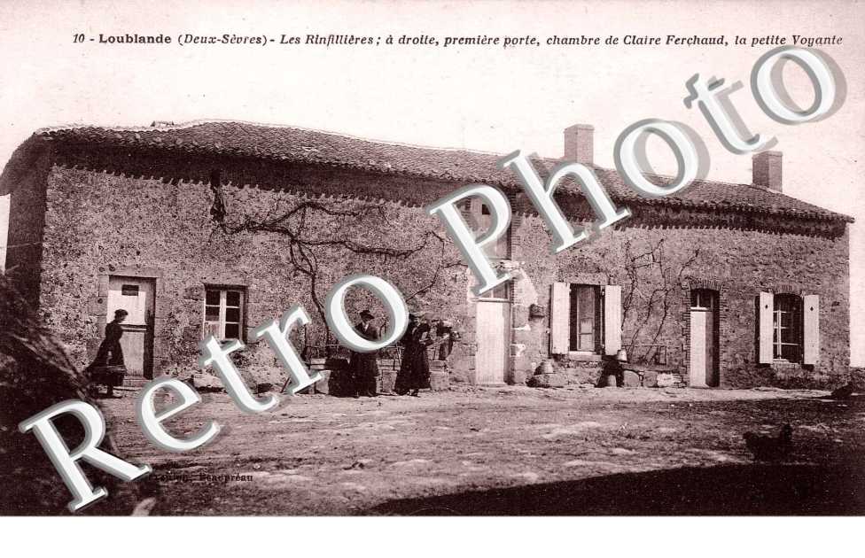 Les rinfillieres - chambre de Claire Ferchaud la petite voyante