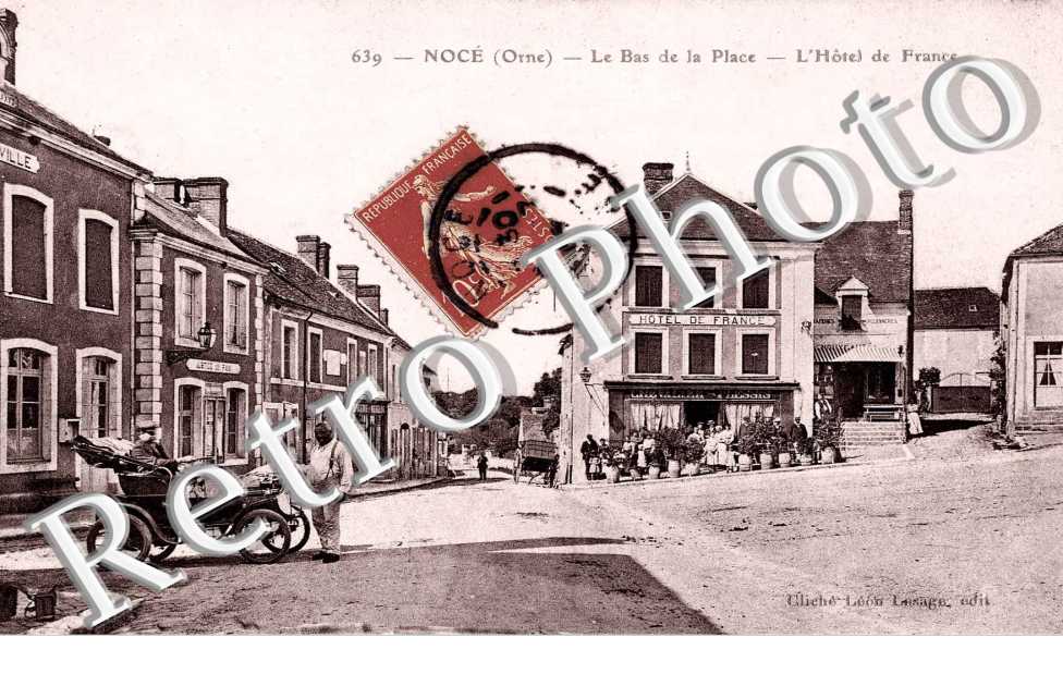 le bas de la plce - l'hotel de france (automobile)