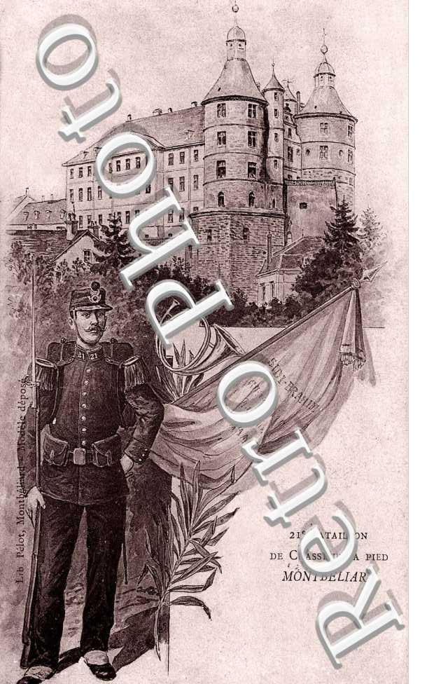 le chateau  CHASSEURS A PIED