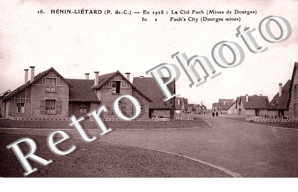 Henin-Lietard en 1928 LA CITE FOCH