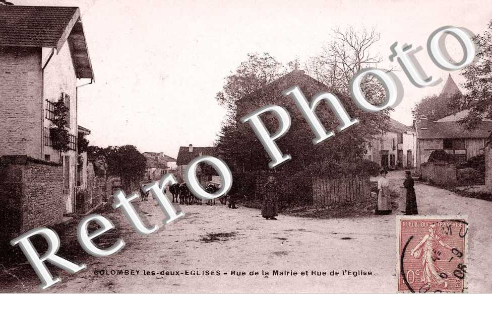 rue de la Mairie et rue de l' Eglise