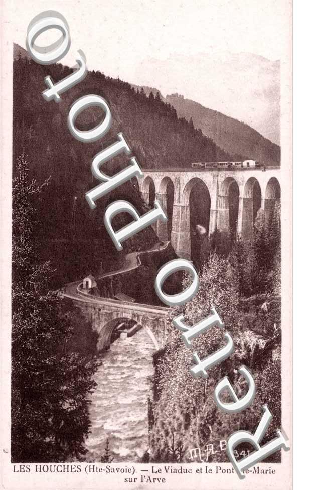 le viaduc et le pont Sainte Marie sur l'Arve