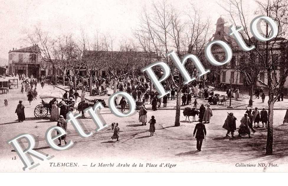 le marche arabe de la place d'Alger