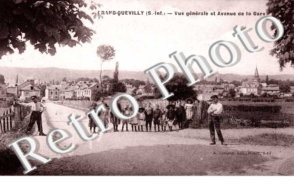 Vue Générale et avenue de la Gare