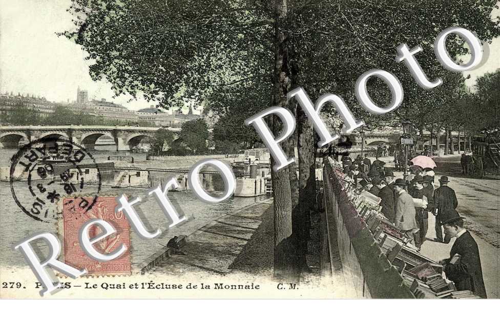 LE QUAI  ET L'ECLUSE DE LA MONNAIE