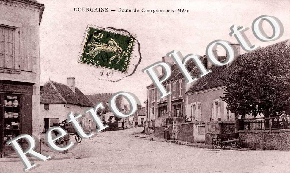 Route de Courgains aux Mées