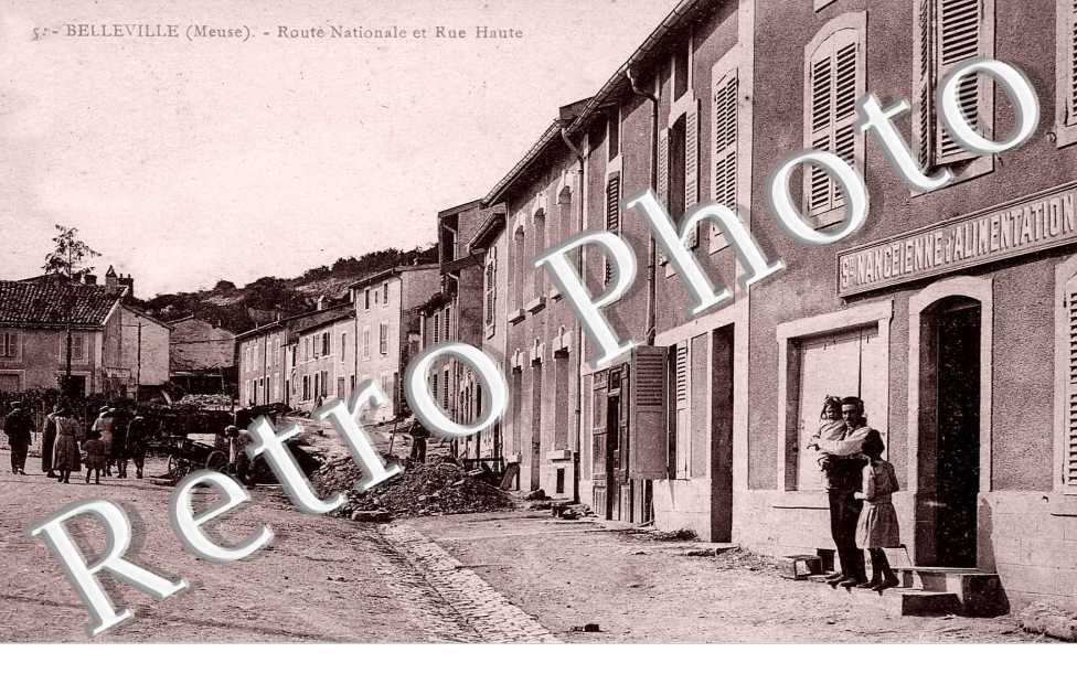 Route nationale et rue haute