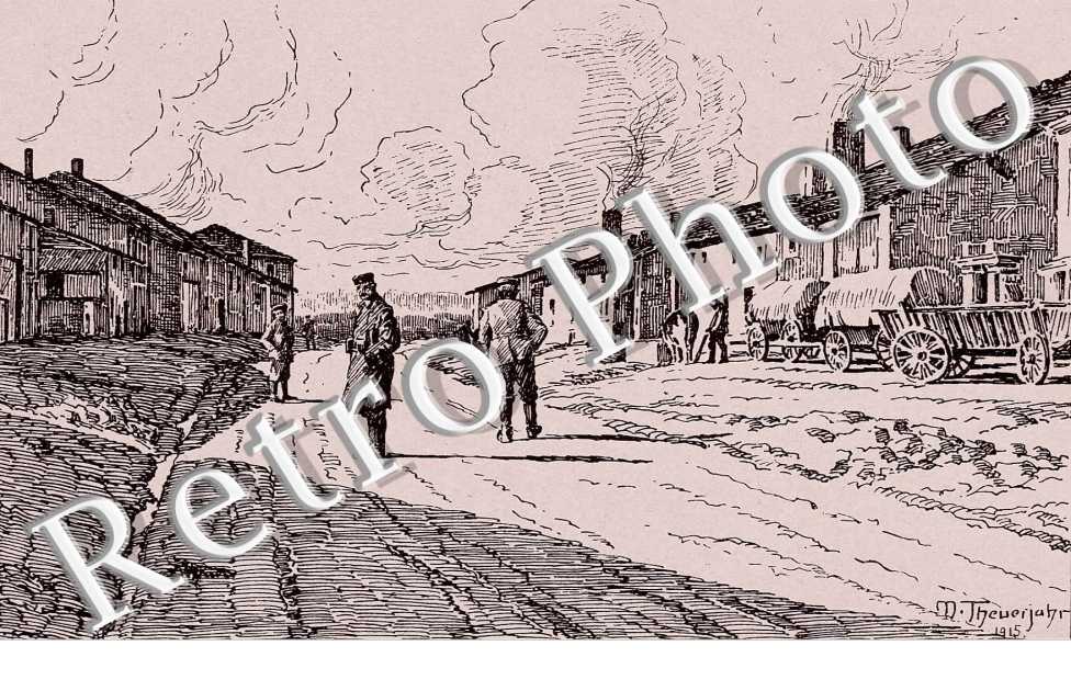 CARTE STYLE DESSIN - Feldpostkarte