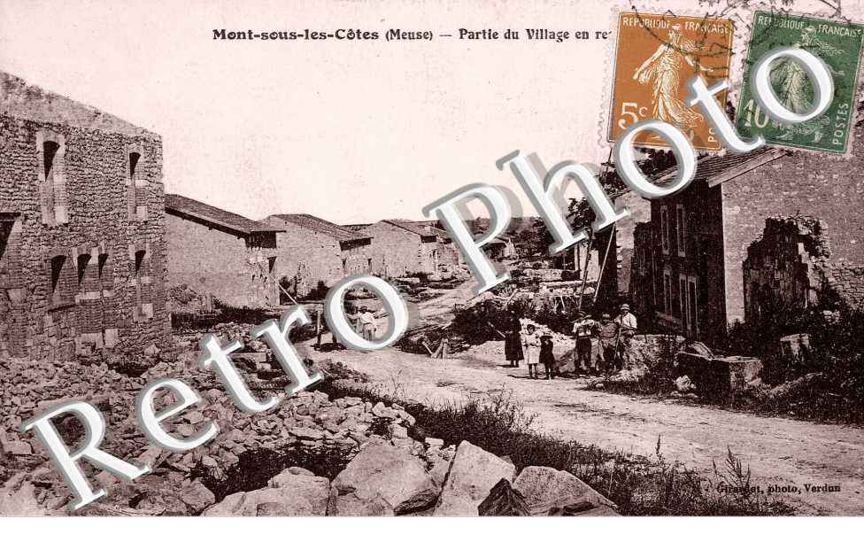 Mont-sous-Cotes - partie du village en reconstruction