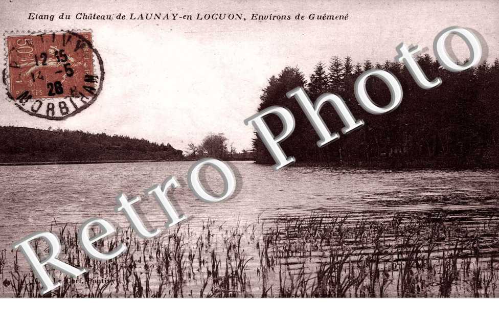 Etang du Château de Launay en Locuon