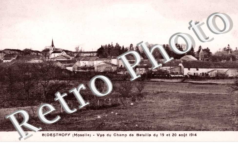 Vue du Champ de Bataille du 19 et 20 aout 1914
