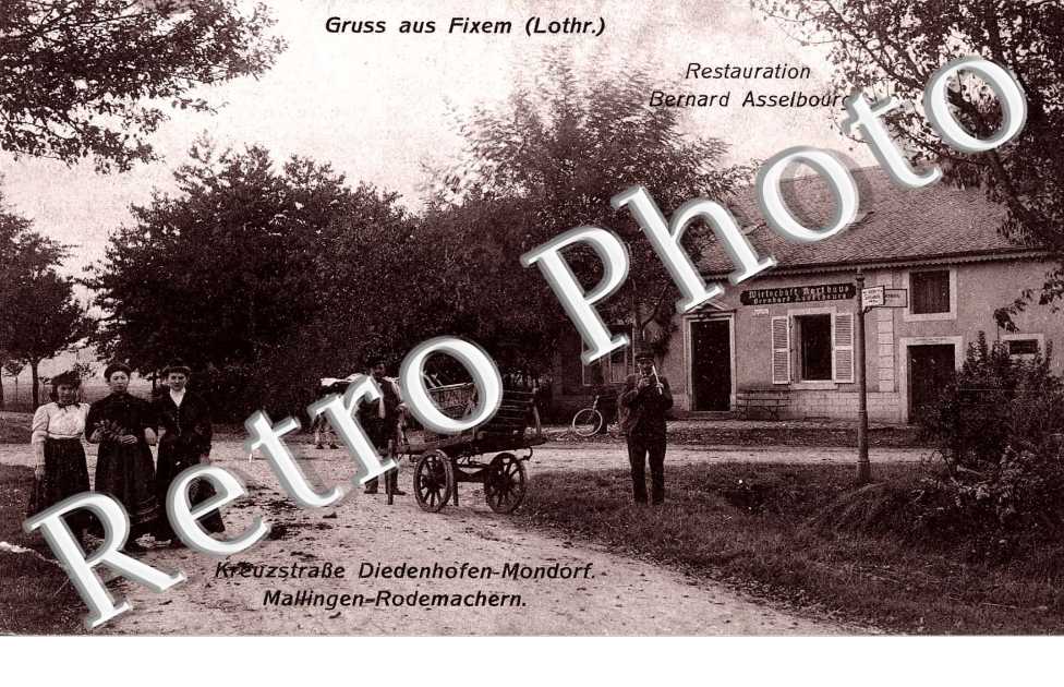 Kreuzstrasse Diedenhofen-Mondorf, mallingen-Rodemachern, Restauration Bernard Asselbourg