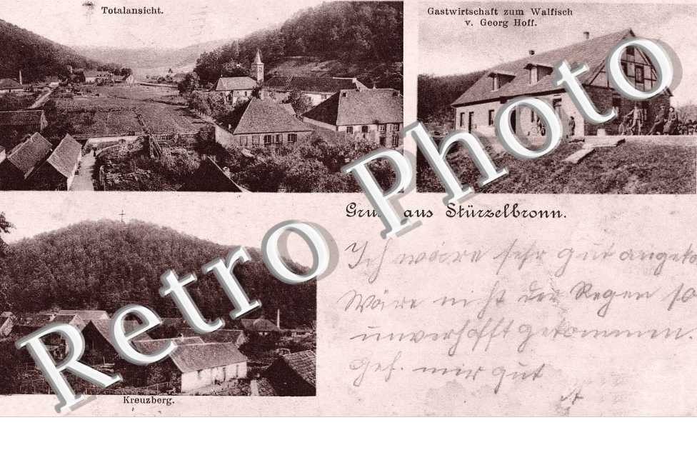 Totalansicht - Kreuzberg - Gastwirtschaft zum Walfisch v. Georg Hoff