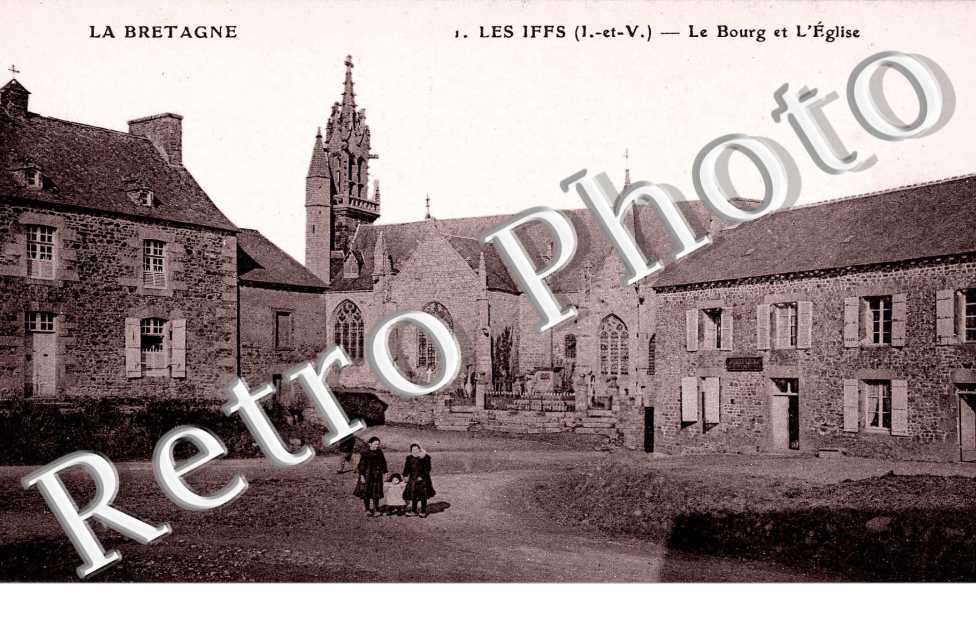 Le bourg et l'eglise