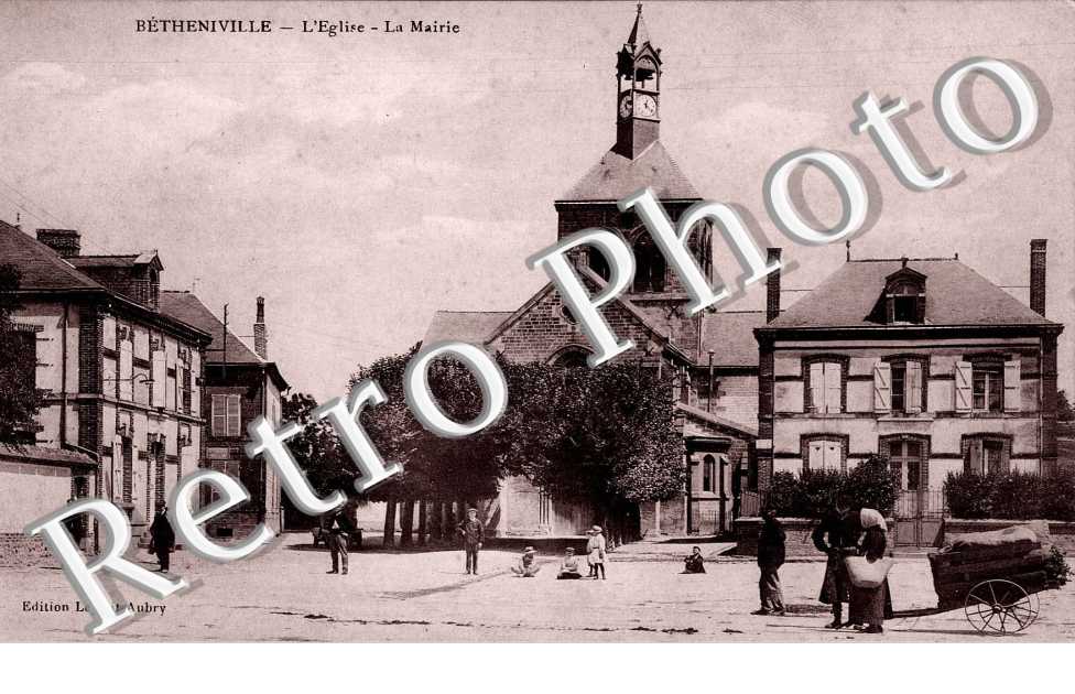 l' eglise, la mairie