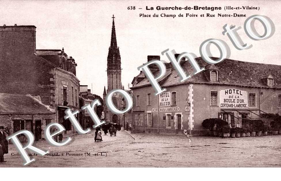 place du champ de foire et rue notre dame