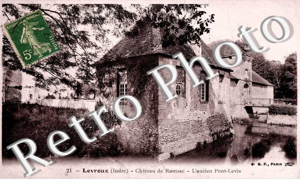 Le chateau de Romsac - ancien pont-levis