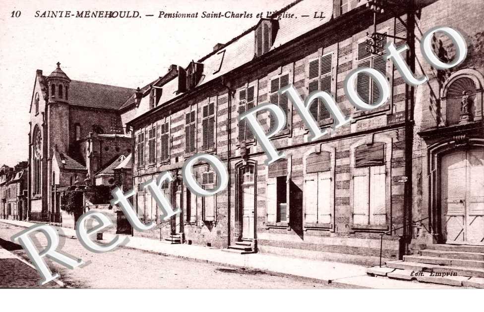pensionnat Saint-Charles et l' eglise