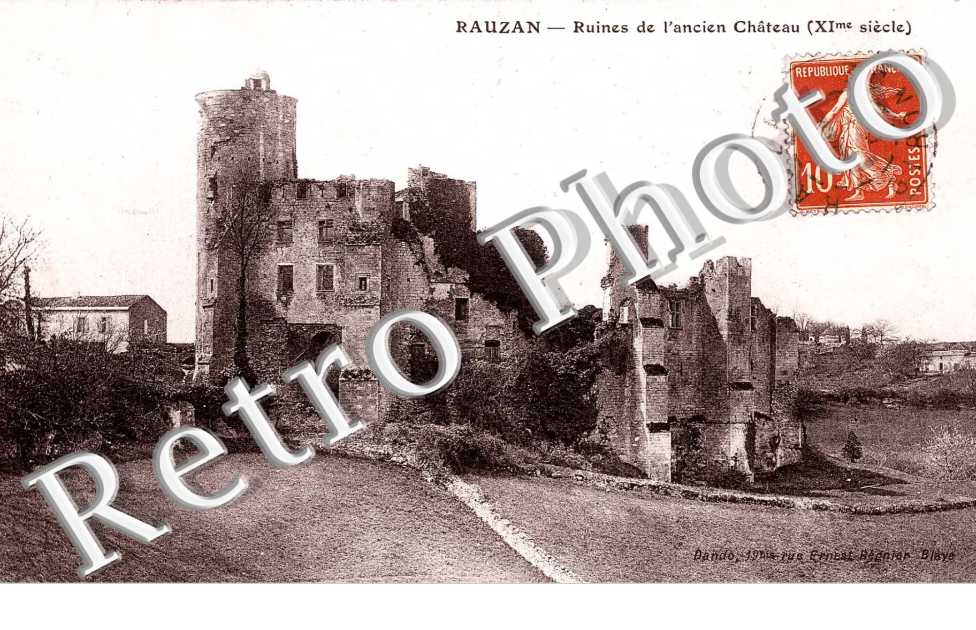ruines de l'ancien chateau (XI° siecle)