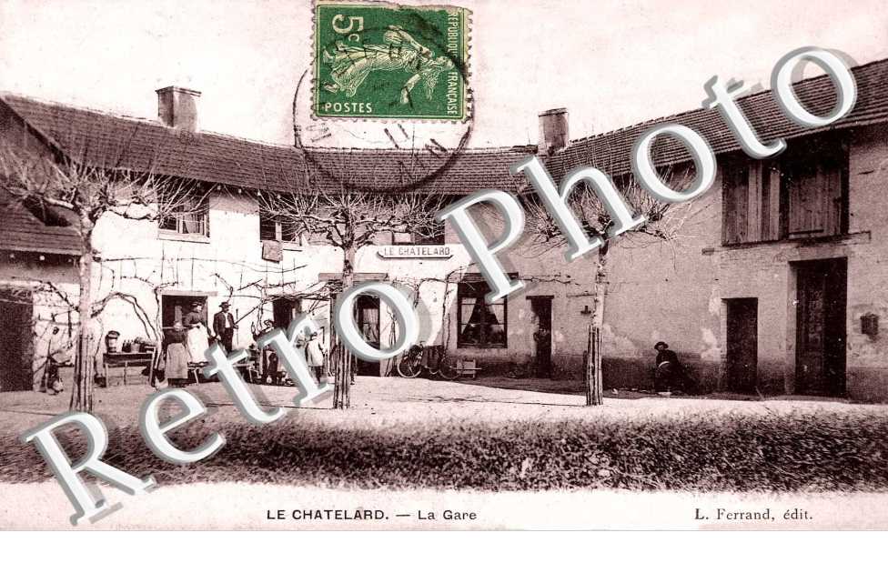 Le Chatelard - La gare (couleur)