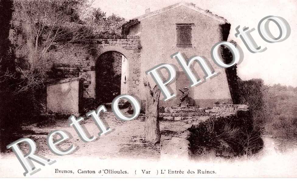 Evenos l'entree des Ruines