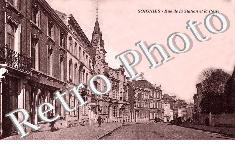 rue de la Station et la poste