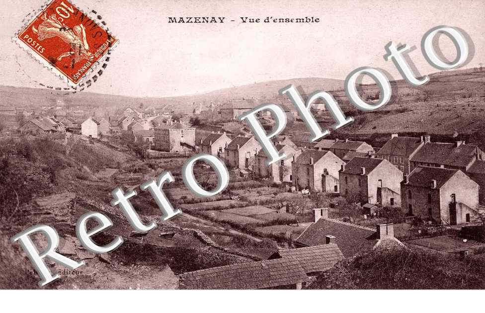 MAZENAY  Vue d'ensemble