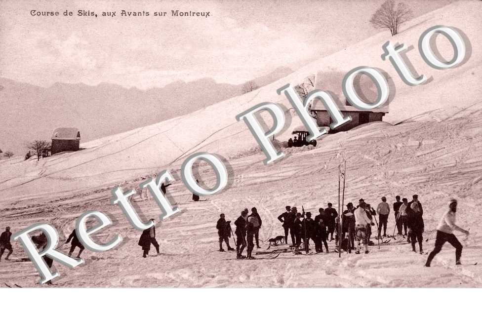 les avants sur Montreux - course de Ski
