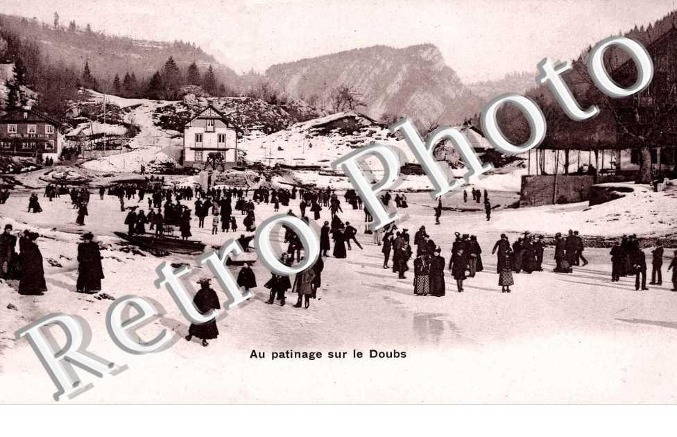 Au patinage sur le Doubs