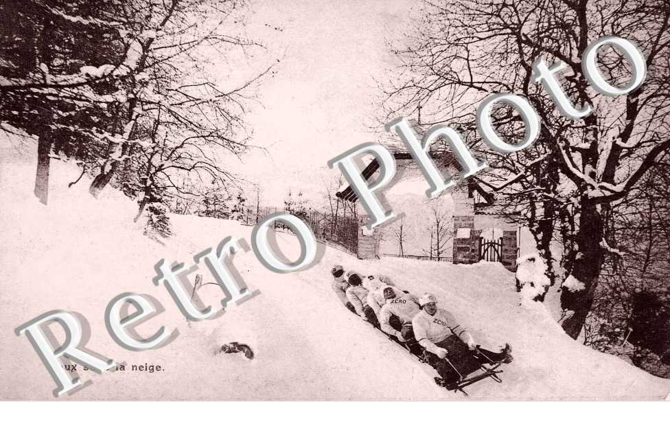 Caux sous la neige
