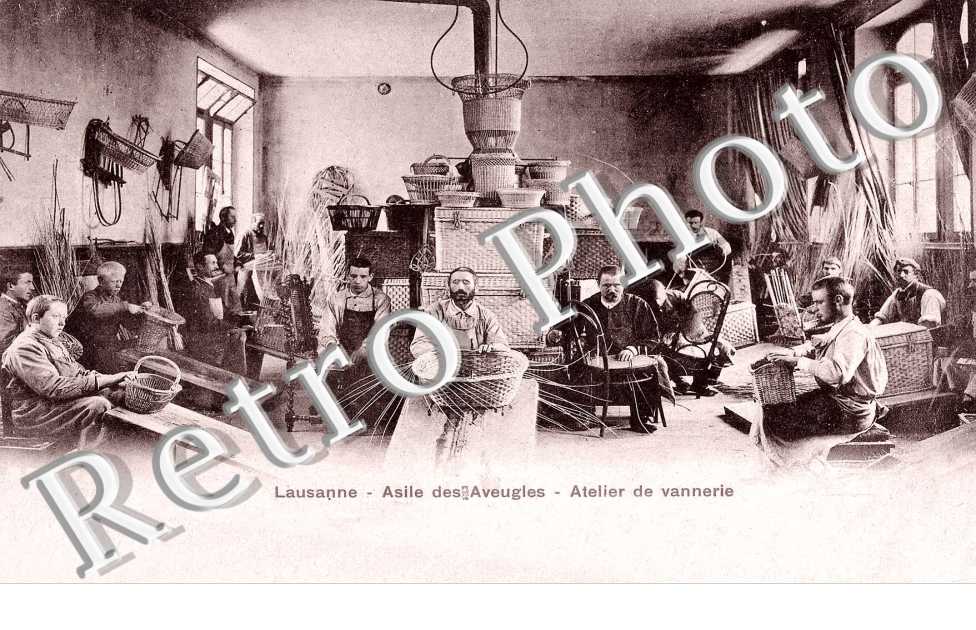 Asile des aveugles Atelier de vannerie