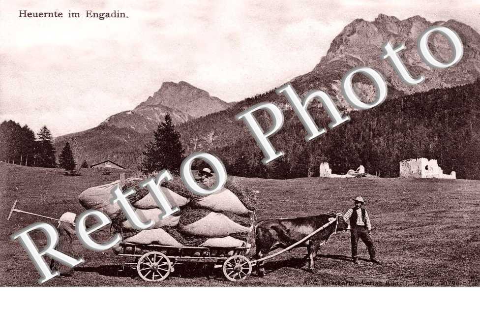 Heuernte im Engadin