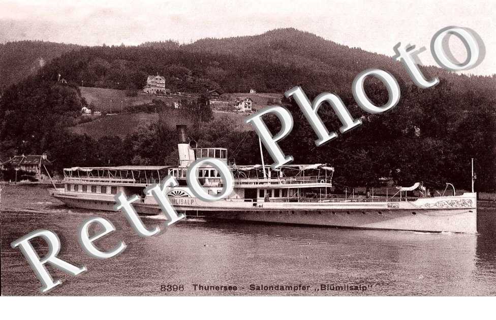 Salondampfer "Blumisalp". Bateau a vapeur de salon "Blumisalp"