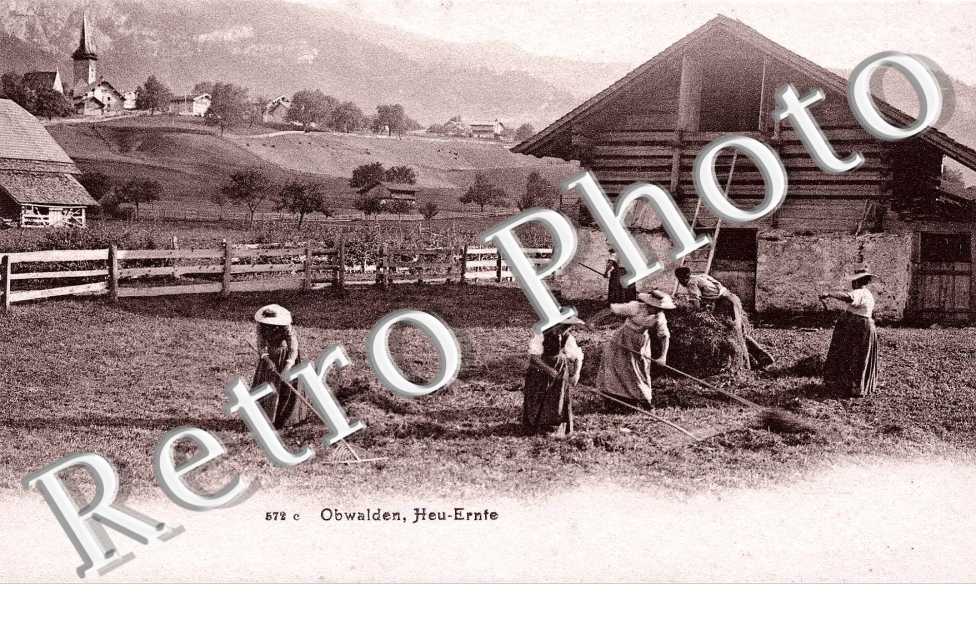 Obwalden, Heu-Ernte